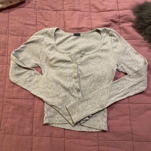 Gray Brandy Melville Top